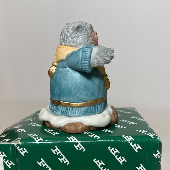 Floyd & Floyd Holiday Hamlet “The Parson” 1993 Owl Figurine In Original Box 1993 - Picture 7 of 11